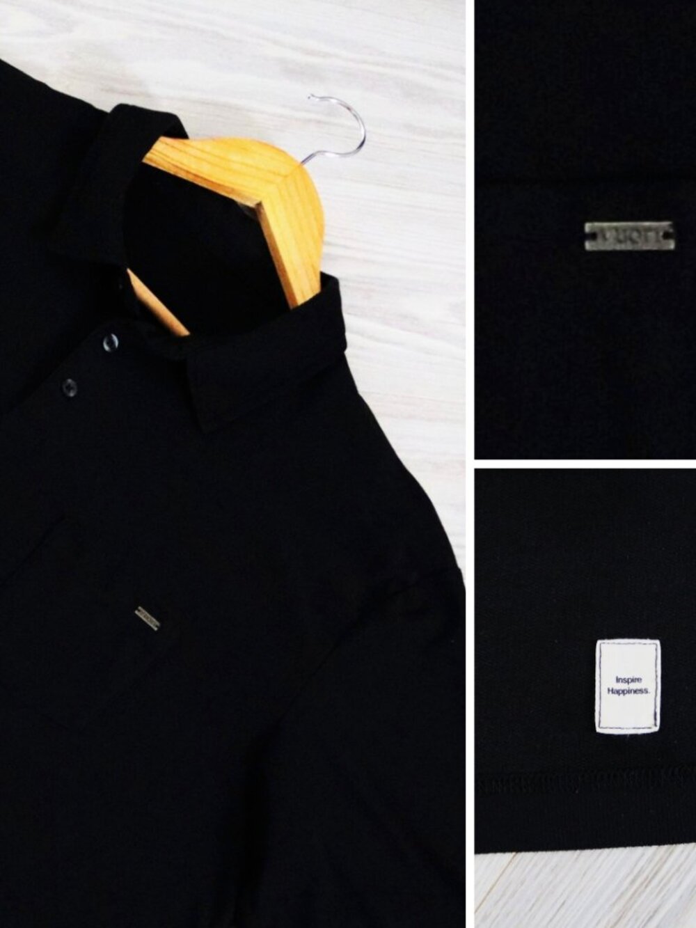 Vuori Men's Ace Polo Shirt Black Knit Performance Pique Stretch V164 Size XL